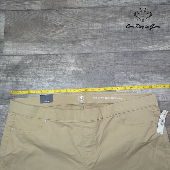 New Directions Plus Size Pull On Skinny Jeans Size 24WR - Picture 3 of 6